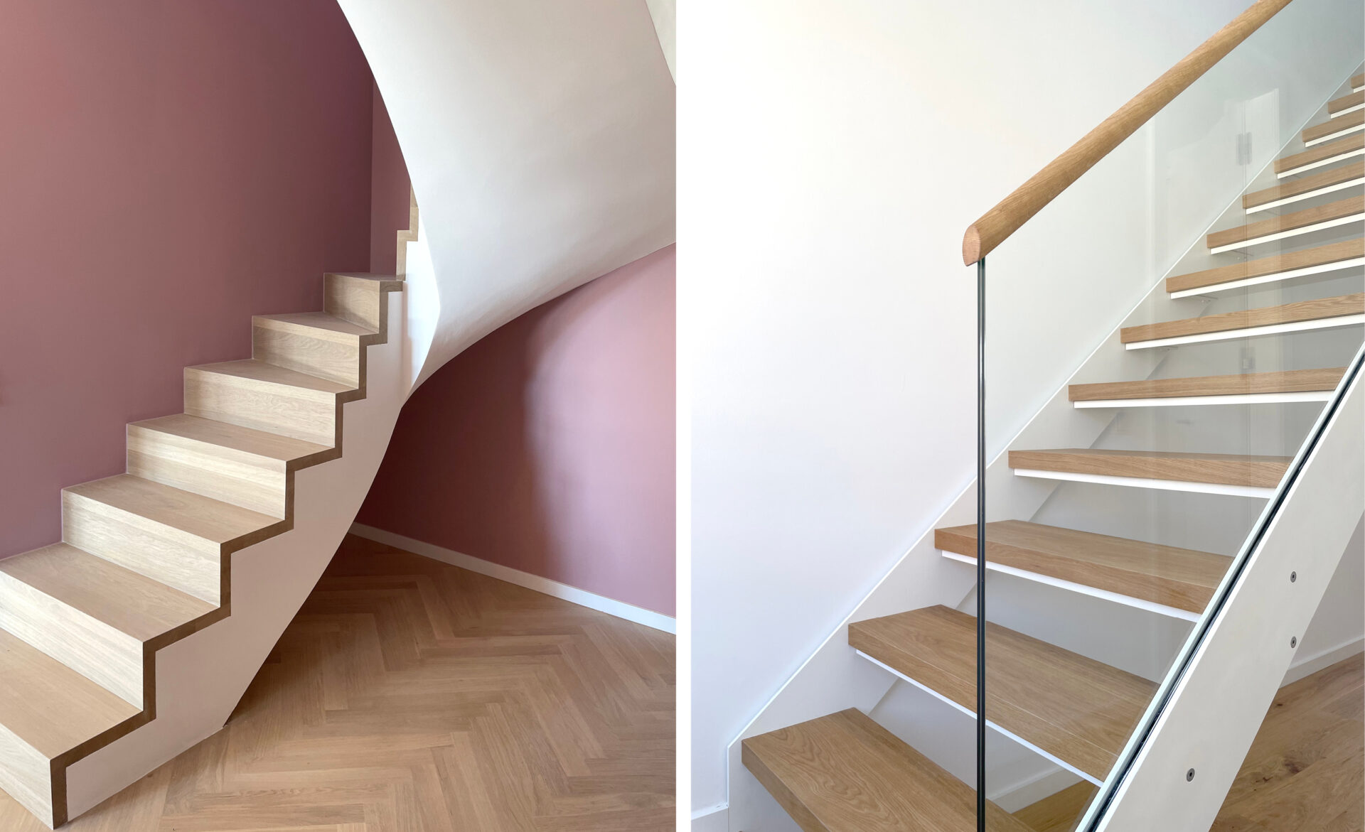 Hochwertige Innentreppen von DOMINO Bau