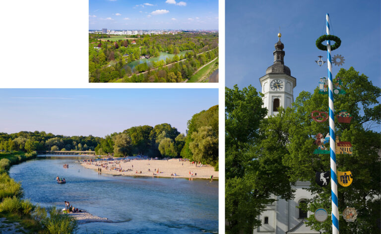 Collage über Stadtteil Sendling