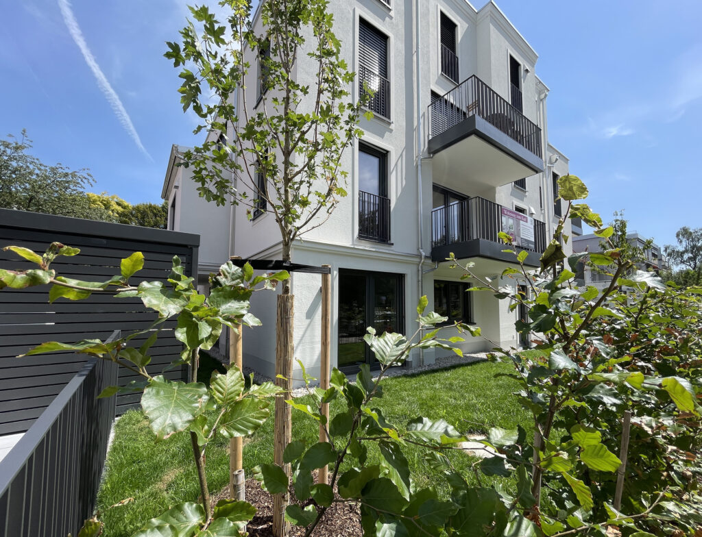 Ansicht Haus Neubau Mehrfamilienhaus von DOMINO Bau in Milbertshofen
